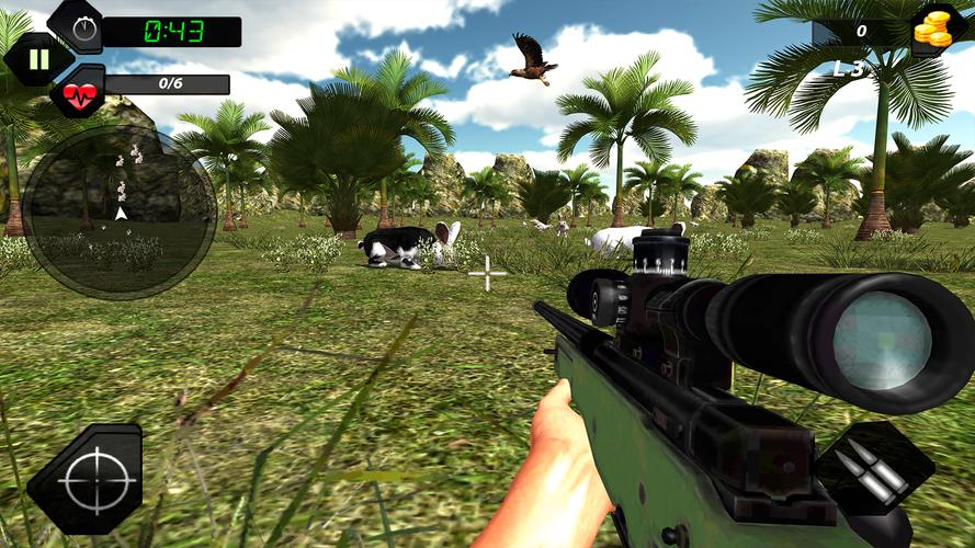 Rabbit Hunting 3D Скриншот 2