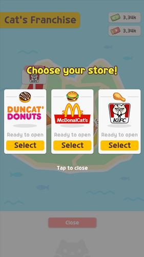 Cat diner: Franchise tycoon Screenshot 1