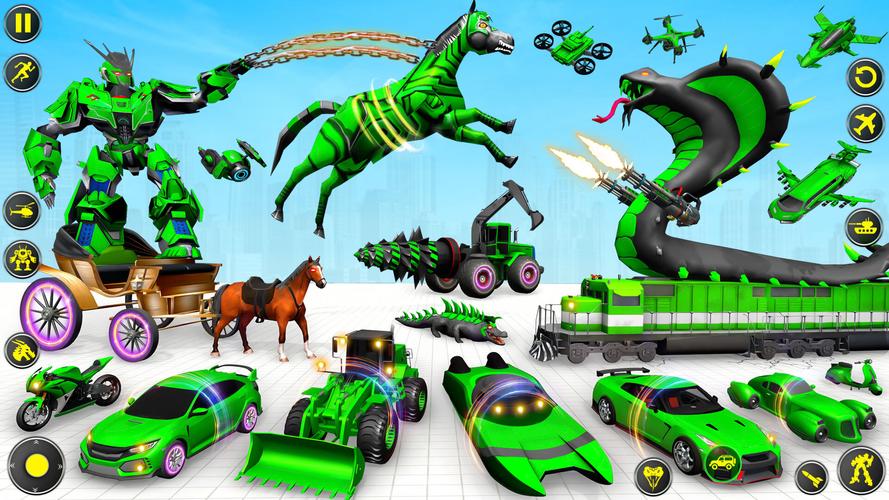 Horse Robot: Car Robot Games স্ক্রিনশট 2