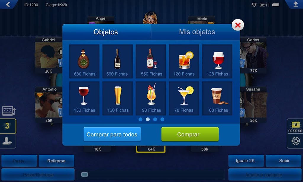 Poker Latino HD Captura de tela 2