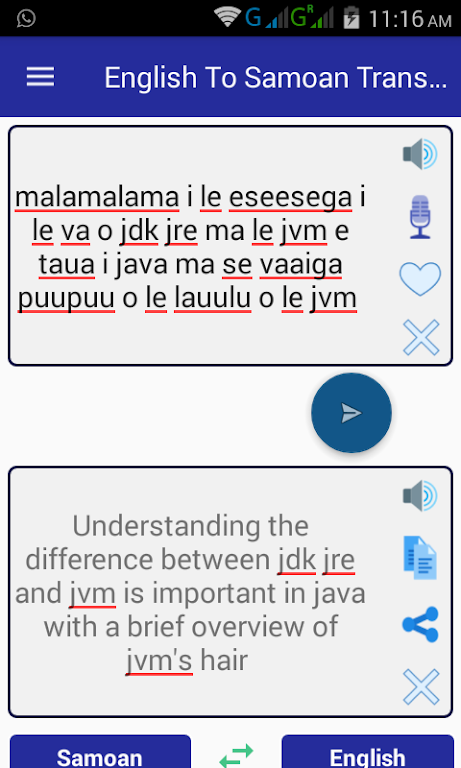 English Samoan Translator スクリーンショット 2