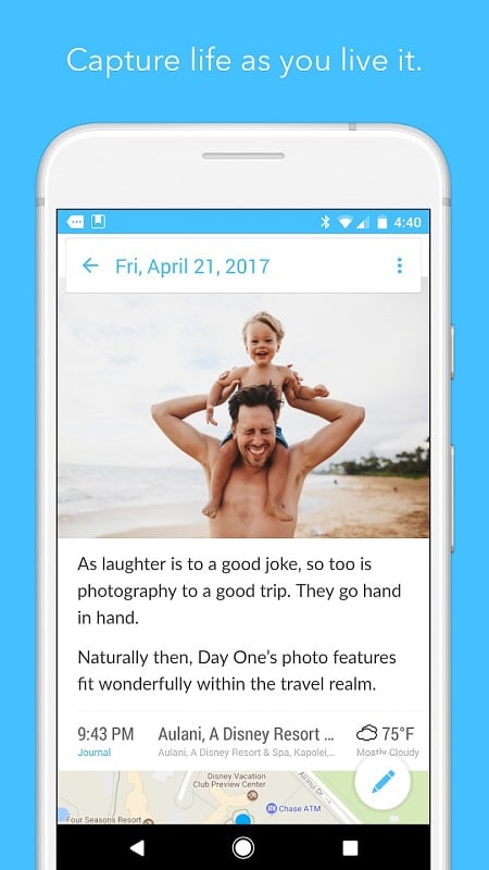 Day One Journal Zrzut ekranu 1