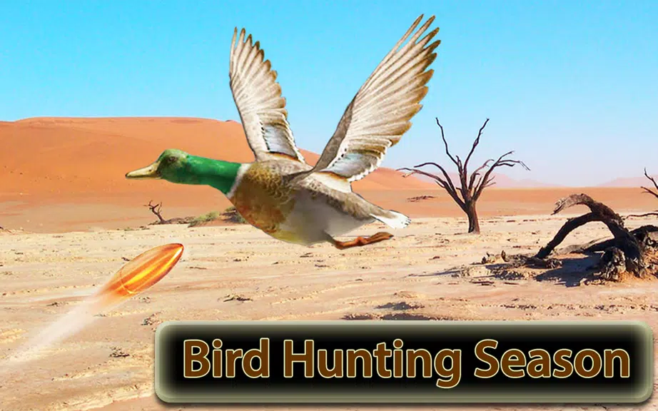 Desert Birds Sniper Shooter 3D Capture d'écran 1