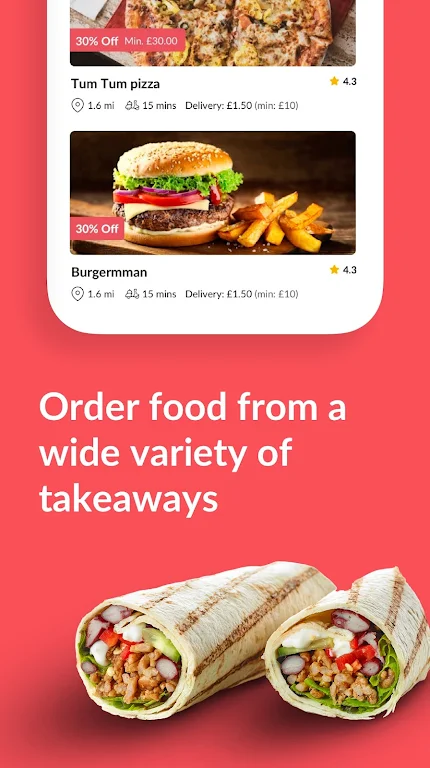 Foodhub - Online Takeaways應用截圖第1張