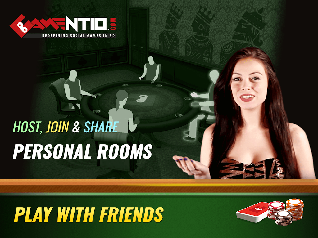 Gamentio 3D: Poker Teenpatti R應用截圖第3張