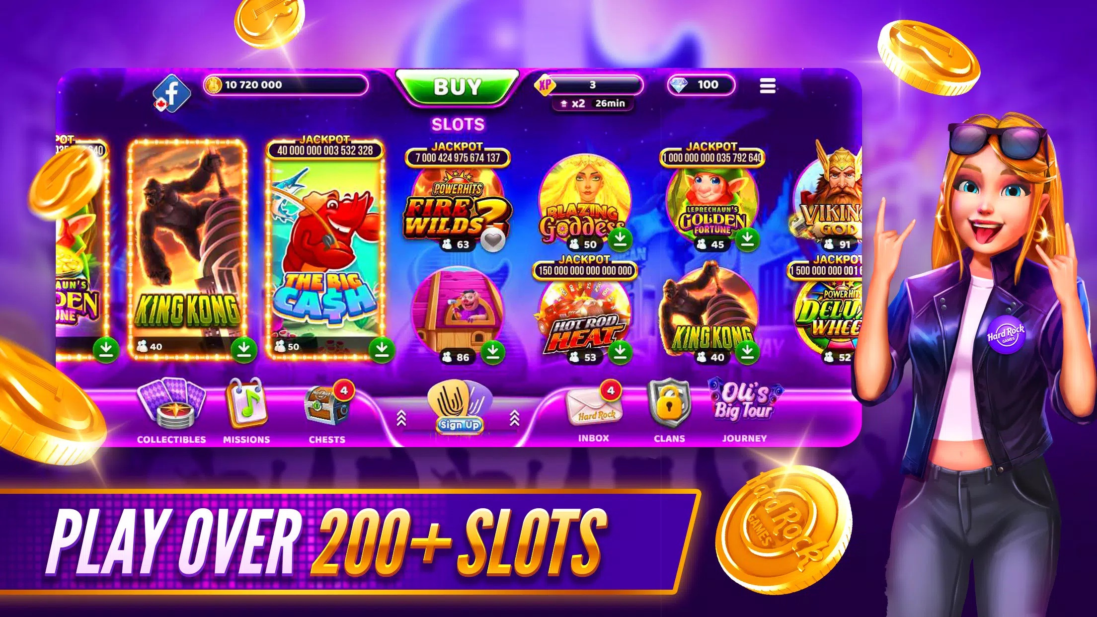 Hard Rock Jackpot Planet स्क्रीनशॉट 1
