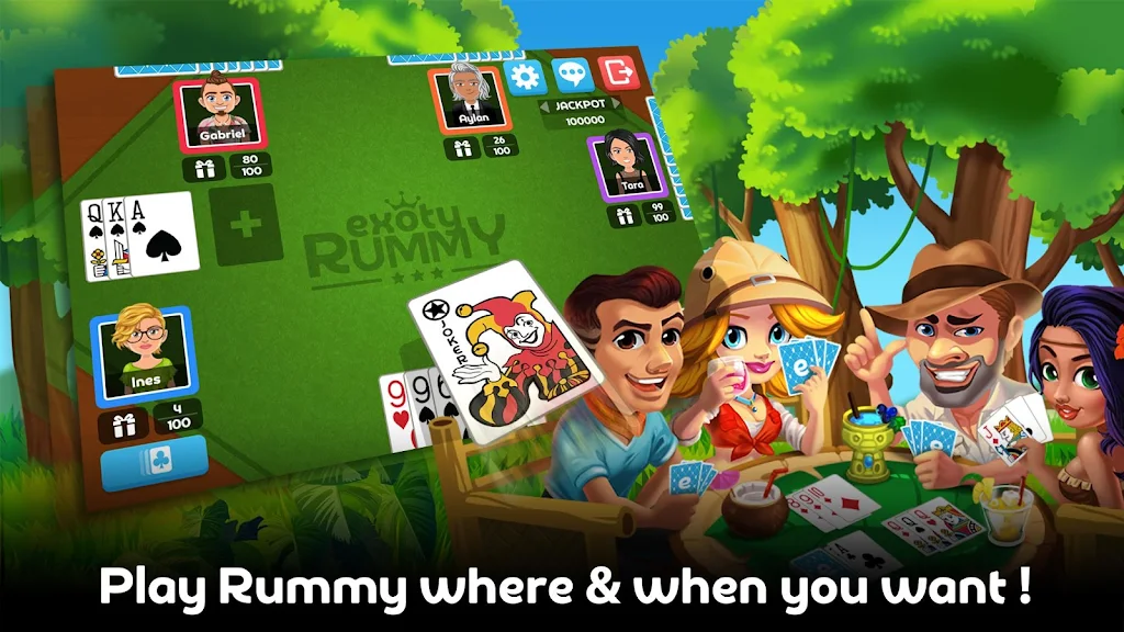 Multiplayer Rummy Game Zrzut ekranu 1