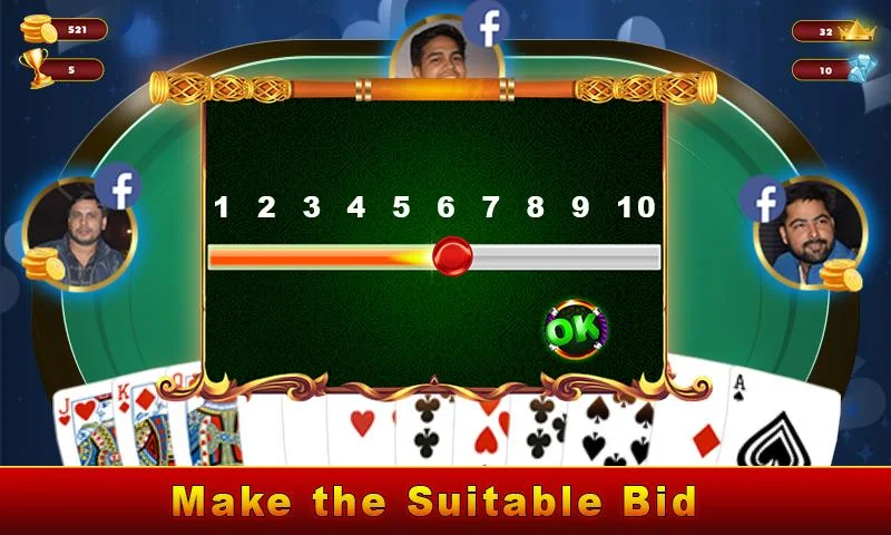 Call Break Gold Spades: Play Original Card Games Ảnh chụp màn hình 3