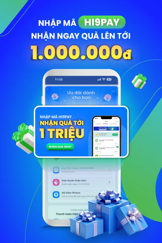 Schermata Ví điện tử 9Pay 2