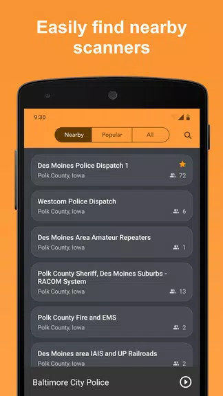 Scanner Radio - Police Scanner Zrzut ekranu 3