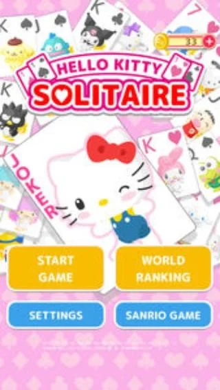 Hello Kitty Solitaire Ekran Görüntüsü 1