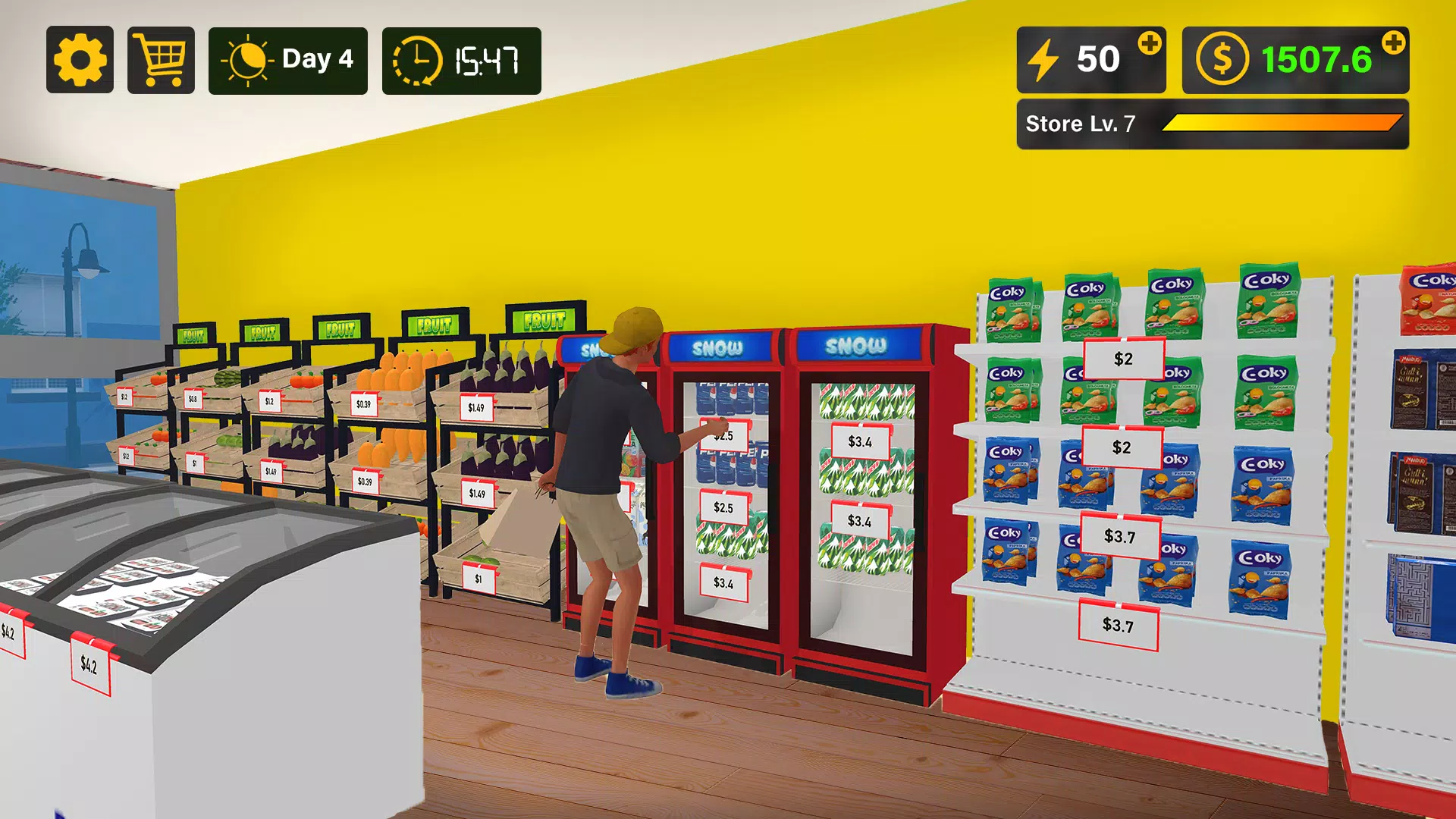 Supermarket 3D Simulation Game Capture d'écran 1