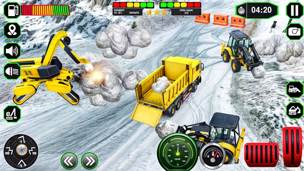 Real Heavy Snow Plow Truck Captura de tela 2