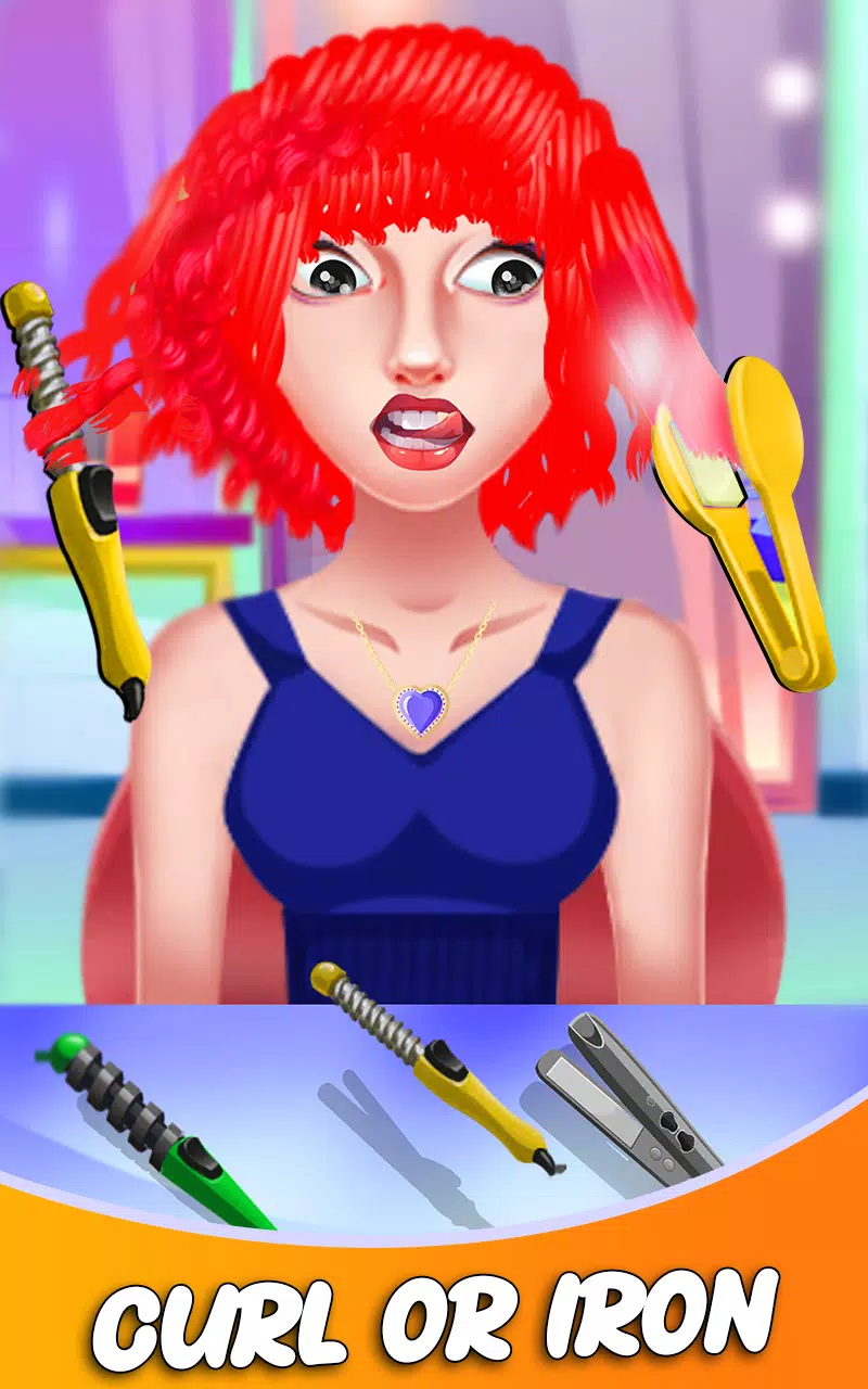 Fashion Girls Hair Salon Games Schermafbeelding 2