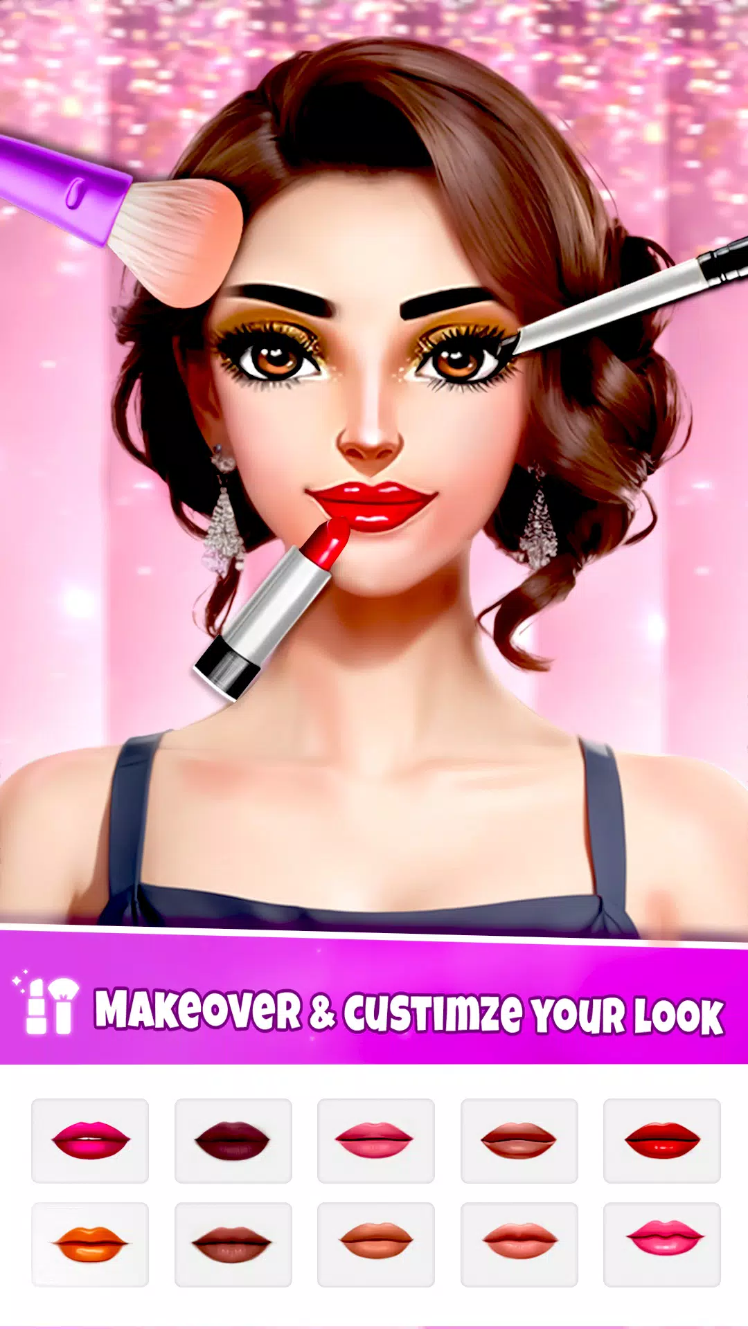 Fashion Dress Up, Makeup Game应用截图第1张