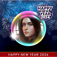 Happy New Year 2024 PhotoFrame Screenshot 3