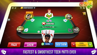 Teenpatti Indian poker 3 patti Tangkapan skrin 1