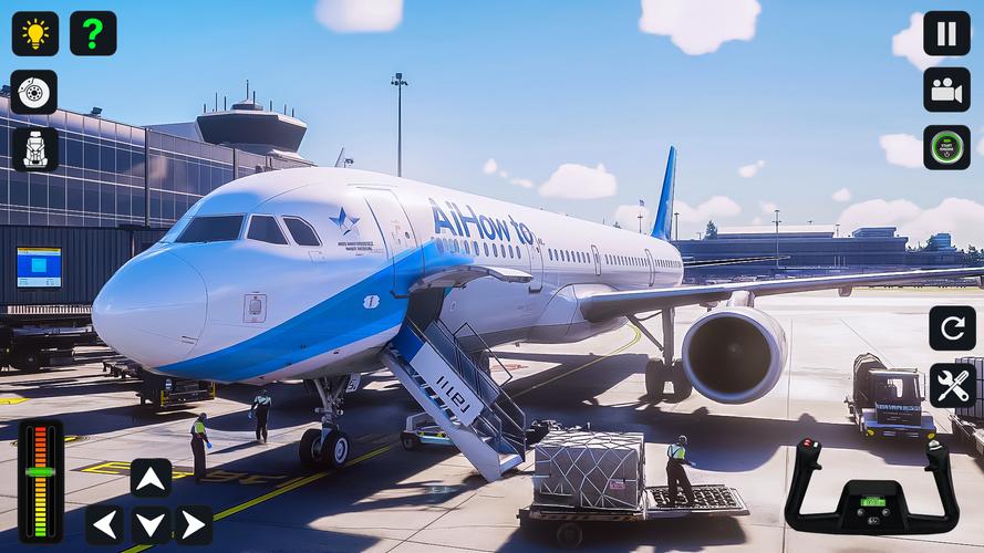 Airplane Simulator 3D Offline 스크린샷 4