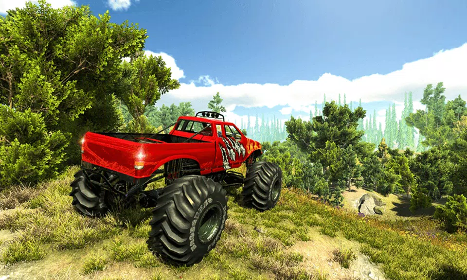 Monster 4x4 Offroad Jeep Stunt Racing 2019應用截圖第3張