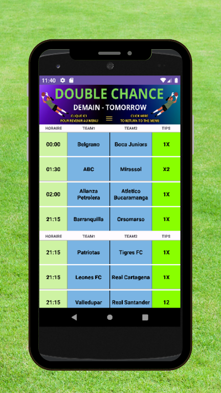 Football Double Chance應用截圖第2張