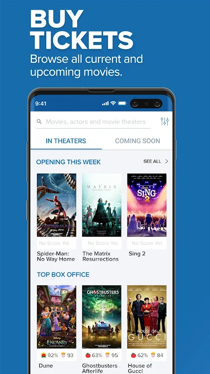 Flixster Ảnh chụp màn hình 1