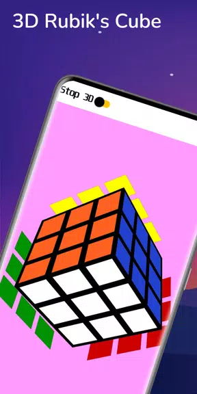 Rubik’s Cube Solver - 3D Cube Captura de tela 2