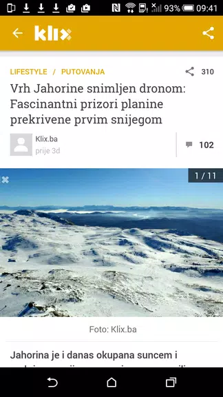 Klix.ba Скриншот 2