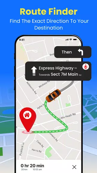GPS Земля карта Жить Навигация Скриншот 1