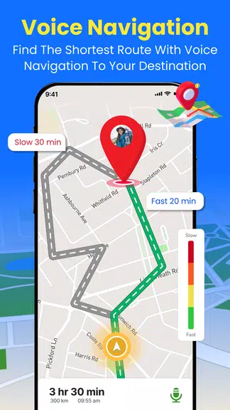 GPS Земля карта Жить Навигация Скриншот 2