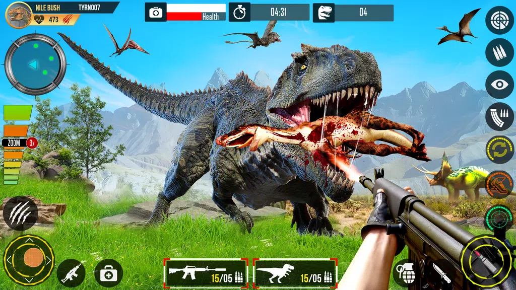 Real Dino Hunting Gun Games ဖန်သားပြင်ဓာတ်ပုံ 2