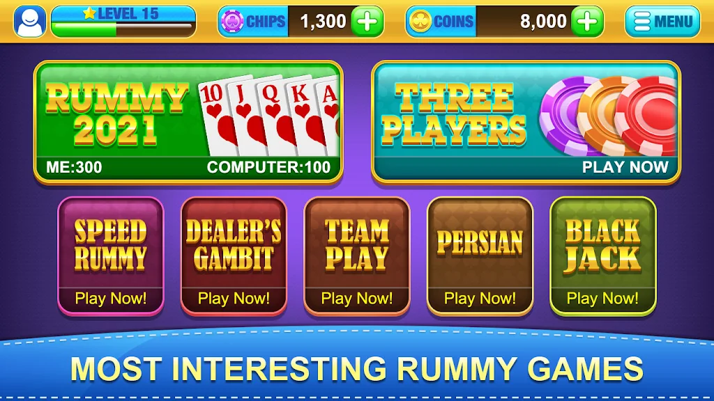 Rummy - Gin Rummy Card Games Capture d'écran 1