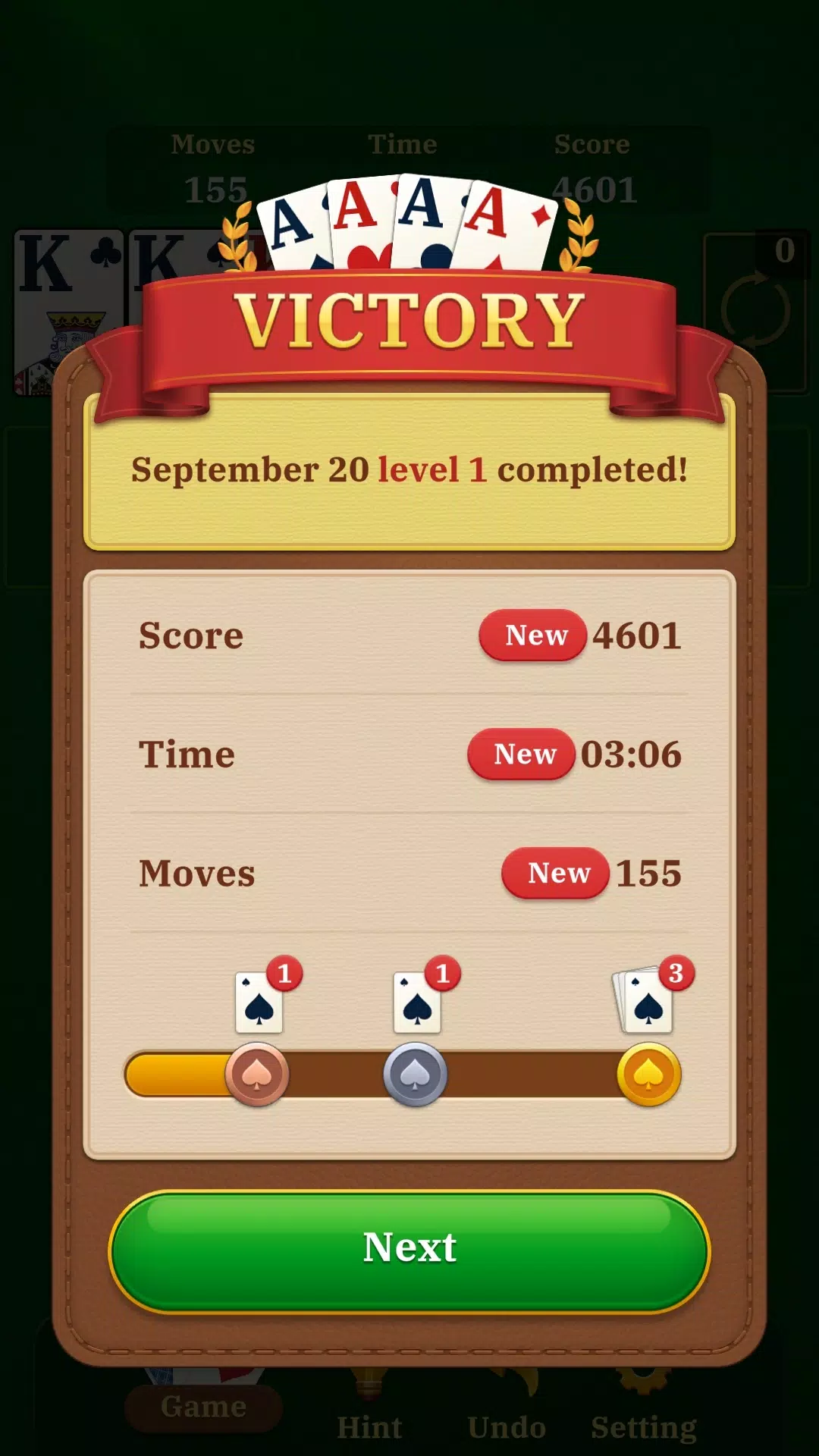 Solitaire Fun Tangkapan skrin 2