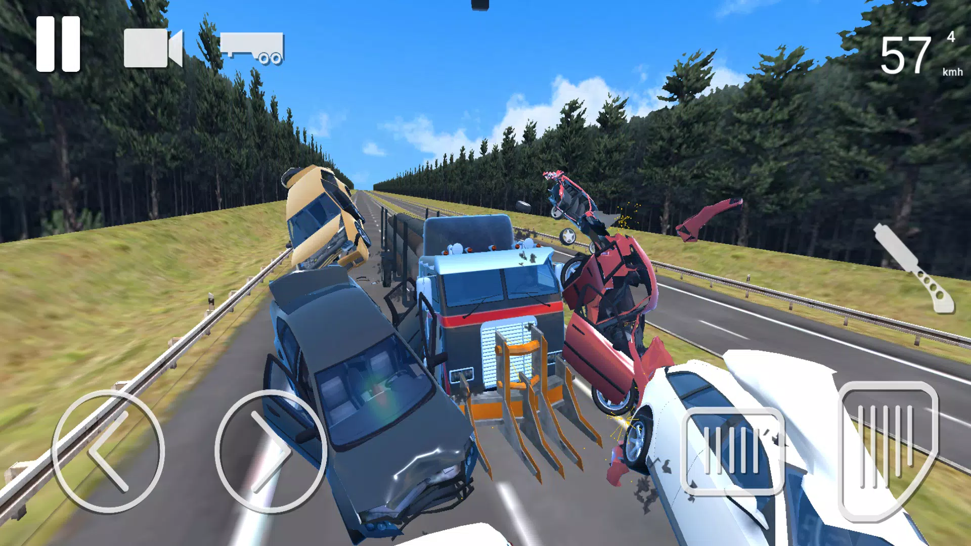 Truck Crash Simulator Accident Schermafbeelding 2