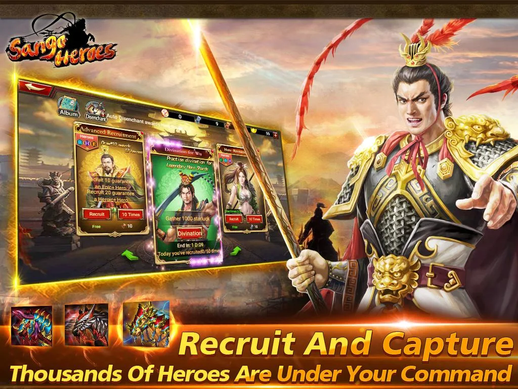CBT of Sango Heroes Zrzut ekranu 2
