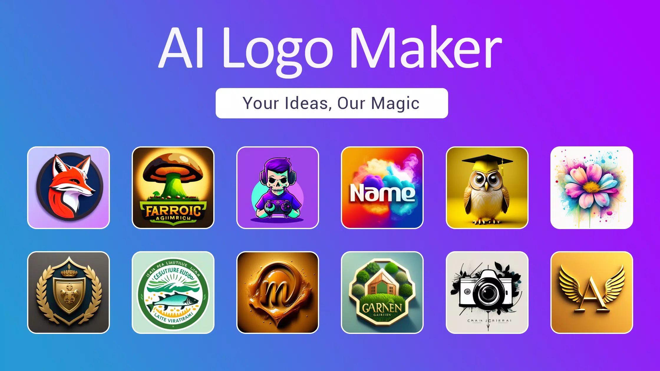 Logo maker AI Logo generator Capture d'écran 1