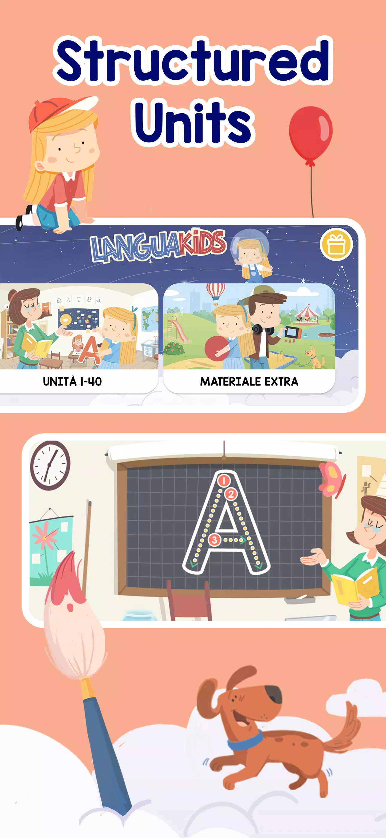 LANGUAKIDS: Italian for kids Captura de tela 3