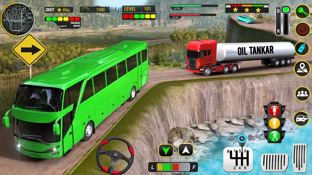 Coach Bus 3D Driving Games Schermafbeelding 4