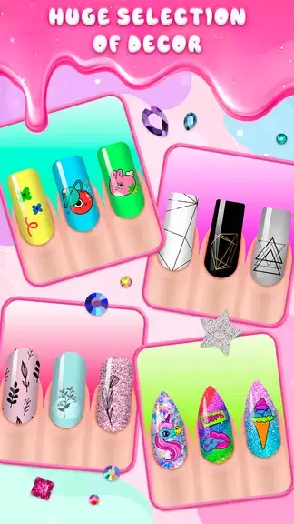 Girls Nail Salon Game:Nail Art Ảnh chụp màn hình 2