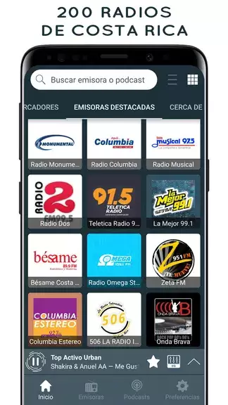 Radios de Costa Rica Online ภาพหน้าจอ 1