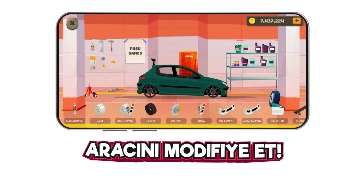 2d Car Series Tuning Game 스크린샷 3