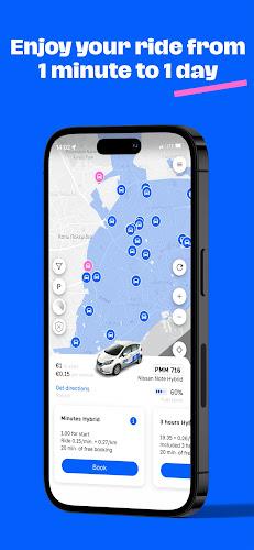 RideNow - carsharing Capture d'écran 1