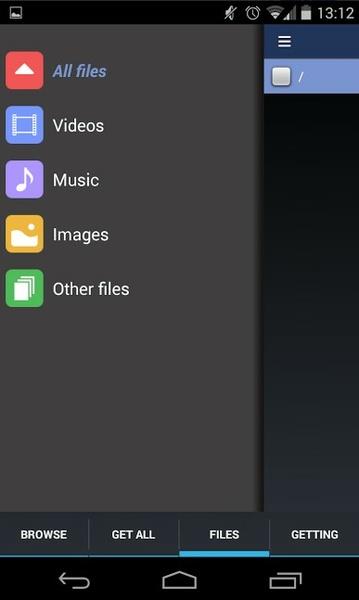 GetThemAll Any File Downloader ภาพหน้าจอ 1