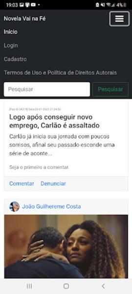 Novela Cara e Coragem ภาพหน้าจอ 3