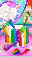 Rainbow Unicorn Cake Скриншот 2