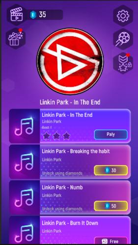 Linkin Park Tiles Rush -  Hop Скриншот 2