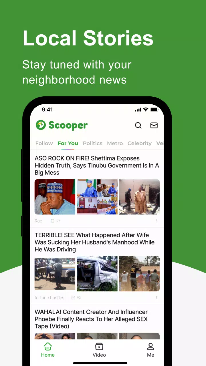 Scooper News Screenshot 1