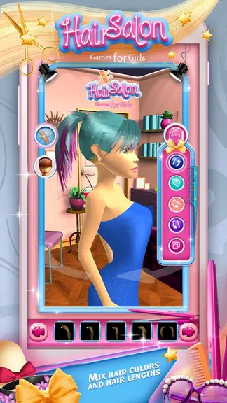 Hair Salon Games for Girls Schermafbeelding 4