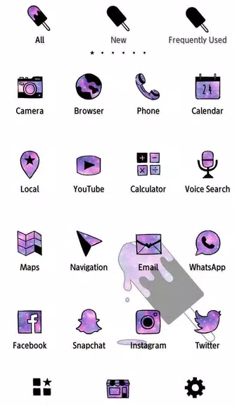 Popsicle Galaxy Theme স্ক্রিনশট 3