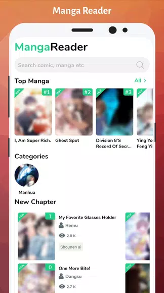 Manga Reader- Best Free Manga Online & Offline スクリーンショット 4