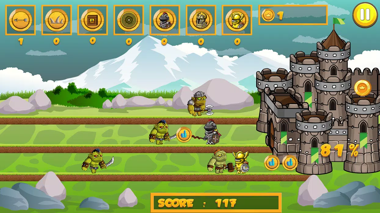 Knight vs Orc 스크린샷 2